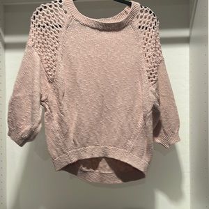 Express blush colored sweater